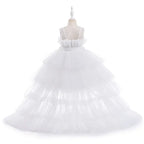 Robe blanche cérémonie princesse bouffante