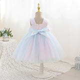 Robe cérémonie fille couleur arc-en-ciel
