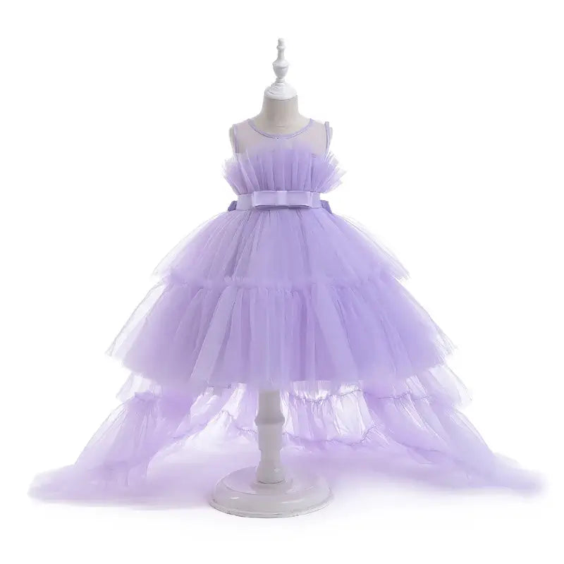 Robe cérémonie princesse bouffante violette