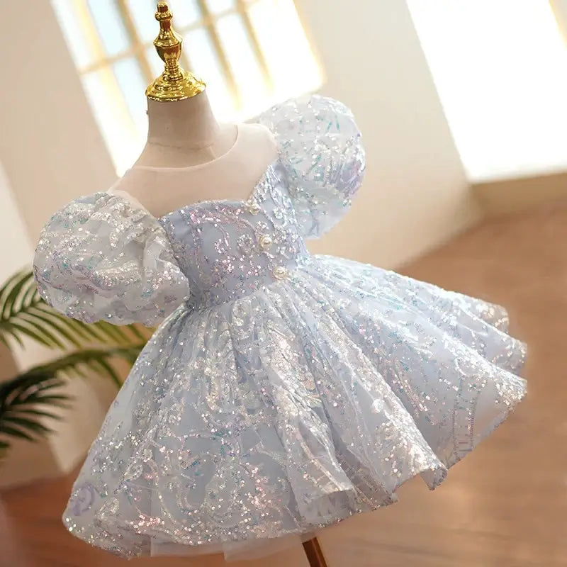 Robe de bal fille paillette