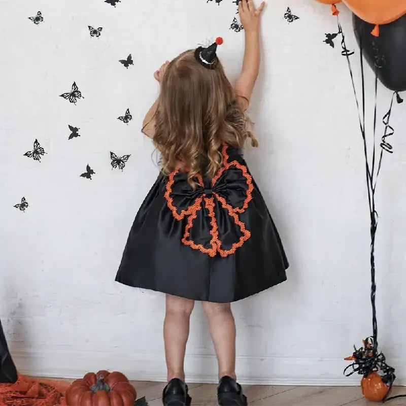 robe halloween enfant noeud papillon