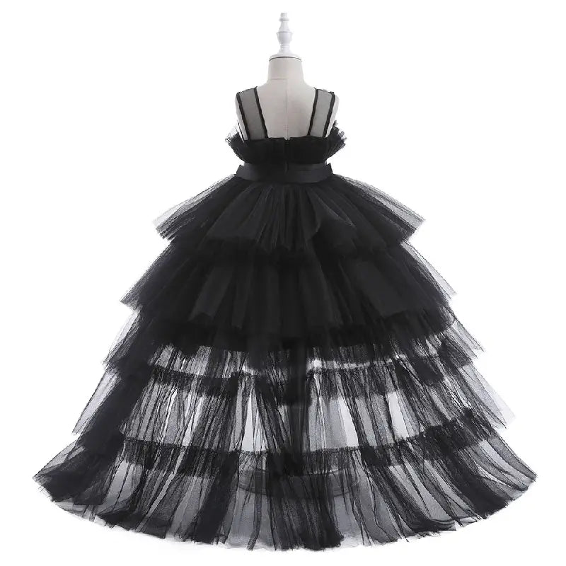 Robe princesse cérémonie bouffante noire