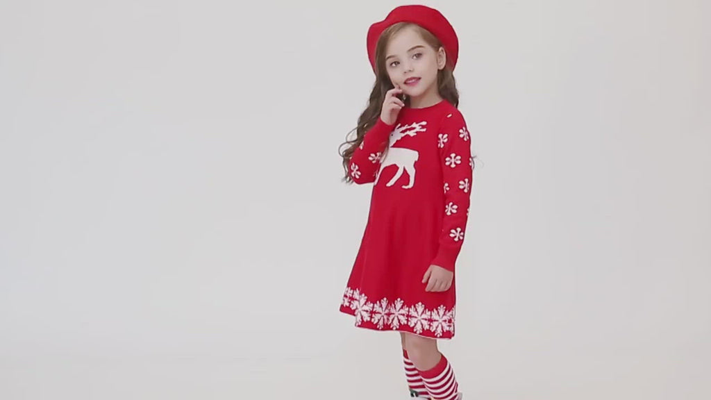 Vestido infantil "Pequeño Reno"