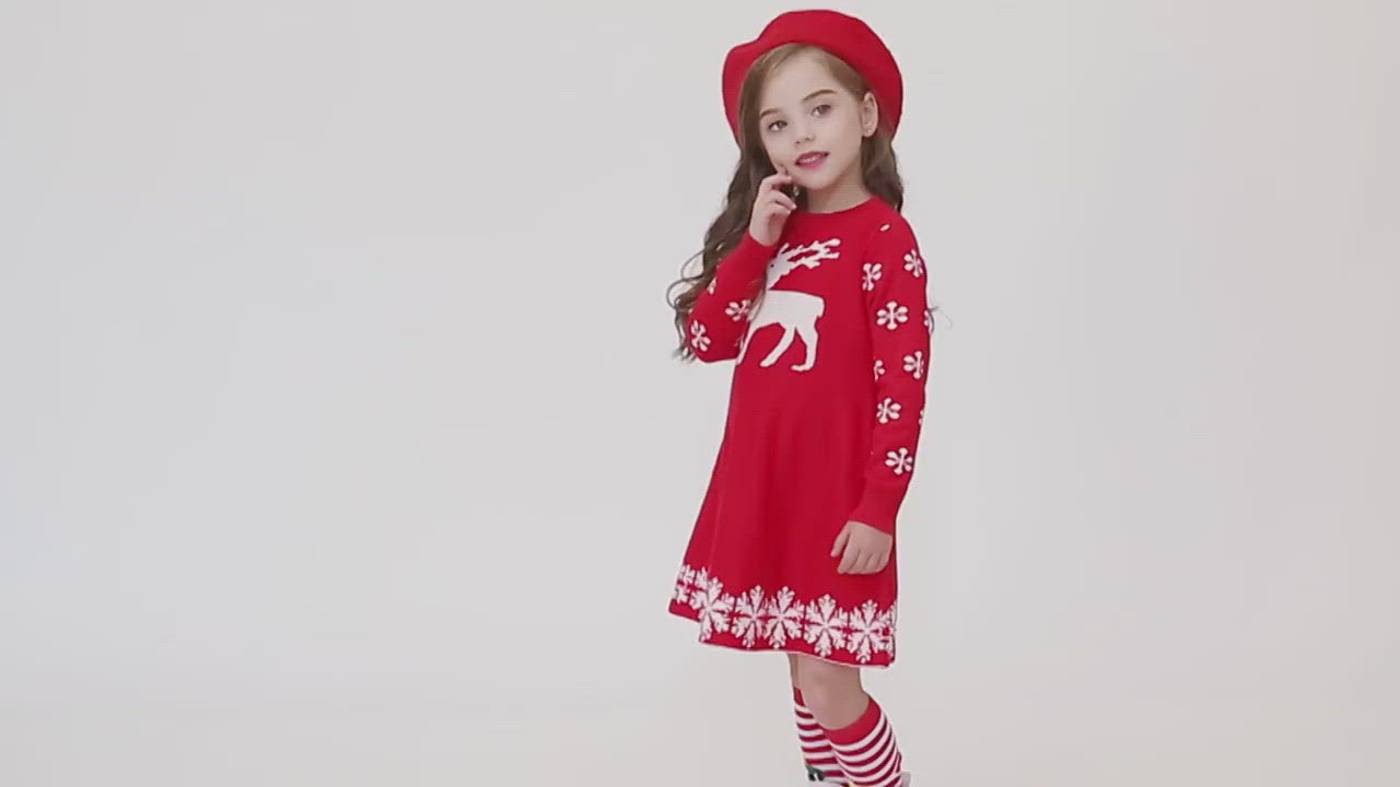 Vestido infantil "Pequeño Reno"