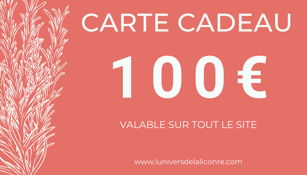 Tarjeta de regalo del Universo Unicornio