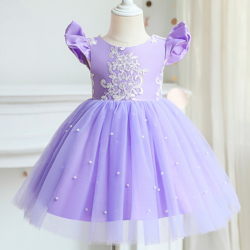 Robe tutu fille princesse violet