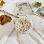 Bolso bohemio floral para niñas