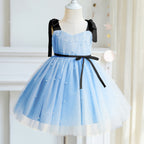 Robe tutu fille ballerine bleu
