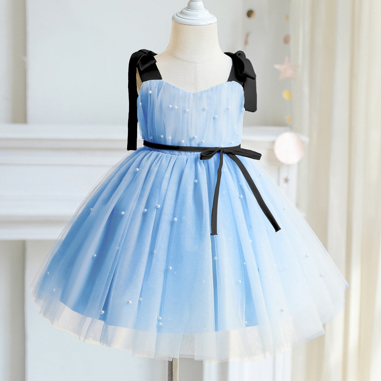 Robe tutu fille ballerine bleu