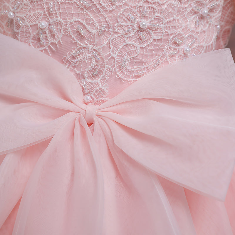 Robe cérémonie bébé manche bouffante