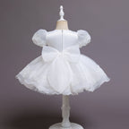 Robe cérémonie bébé manche bouffante