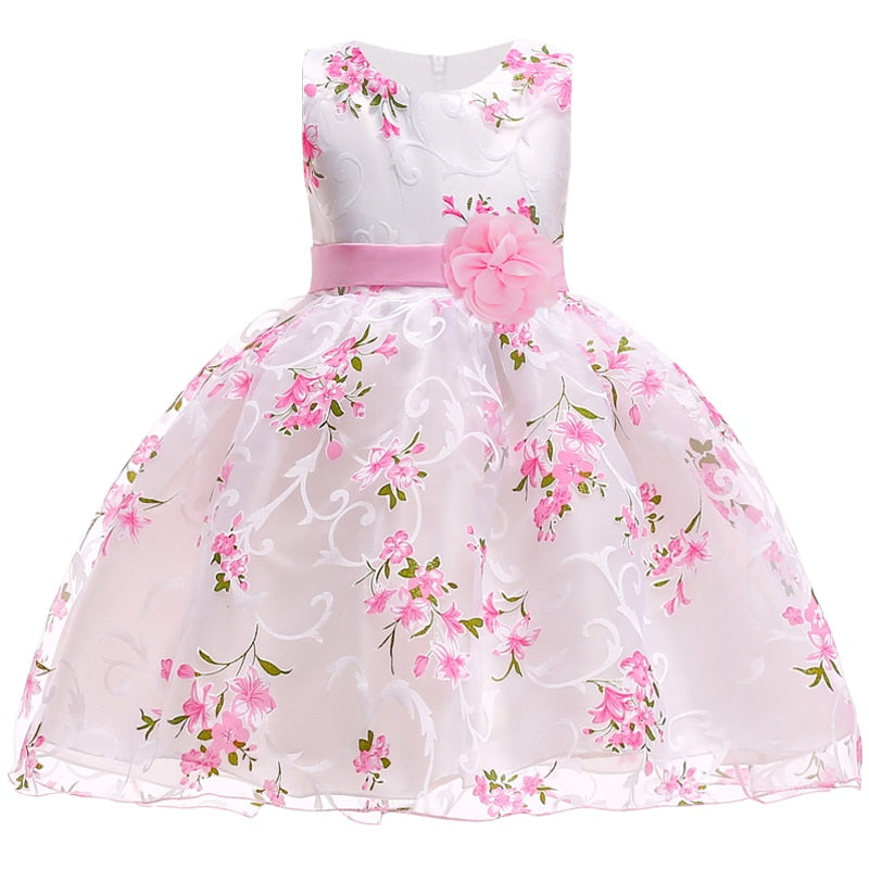 Robe princesse fille Flamant