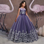Vestido de princesa flamenco para niñas