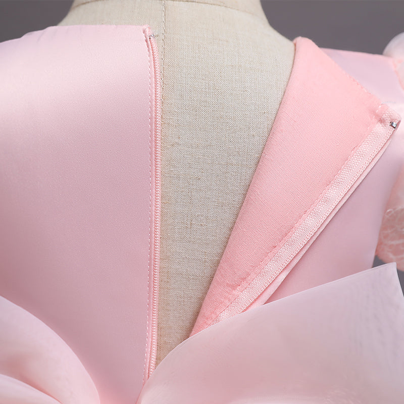 Robe cérémonie bébé manche bouffante