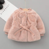 manteau rose enfant