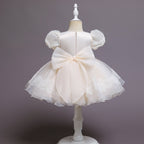 Robe cérémonie bébé manche bouffante