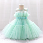 Robe verte princesse bal