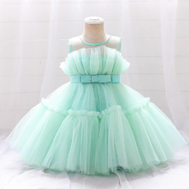 Robe verte princesse bal