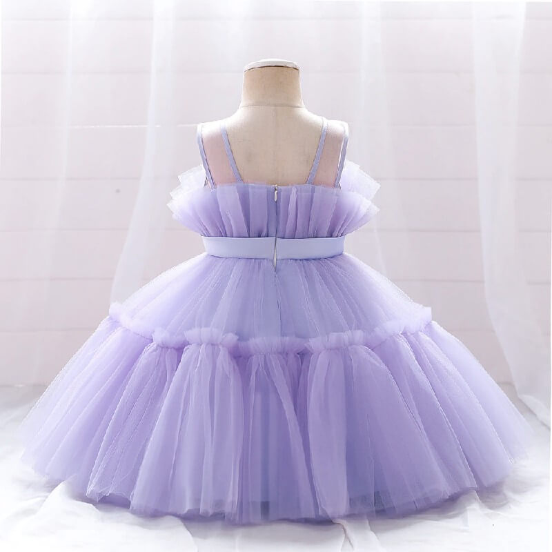 Robe violette princesse bal