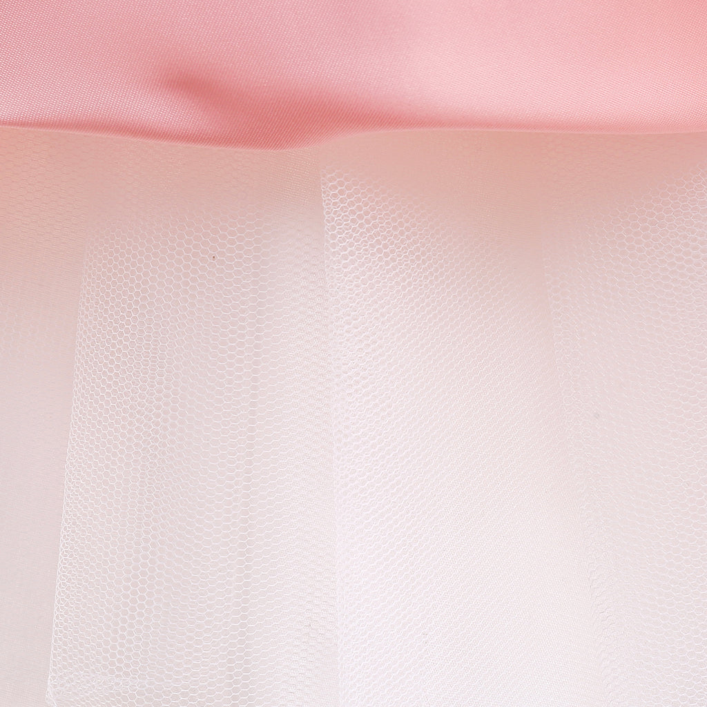 Vestido rosa de gala para niñas