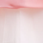 Vestido rosa de gala para niñas