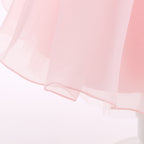 Vestido rosa de gala para niñas