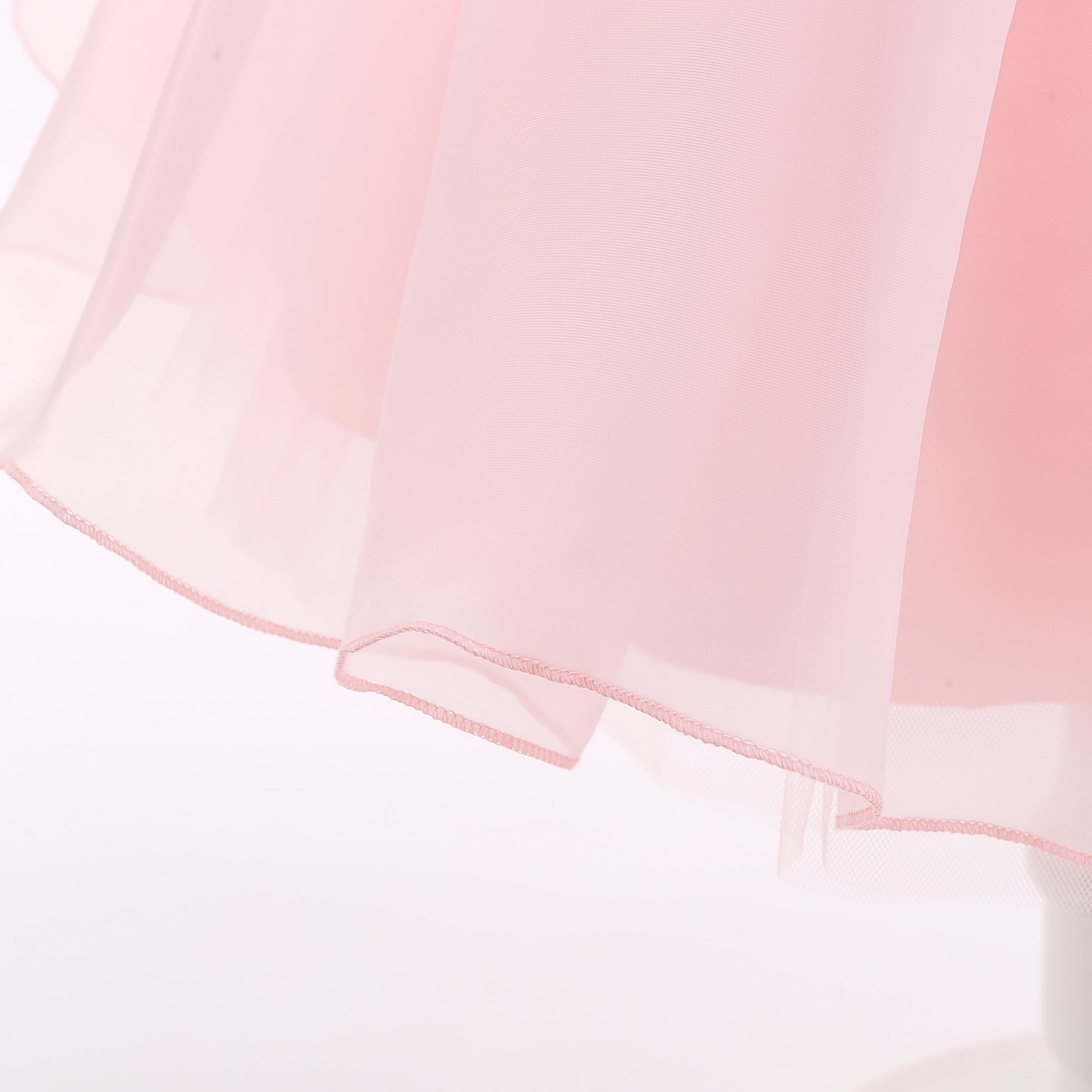 Vestido rosa de gala para niñas