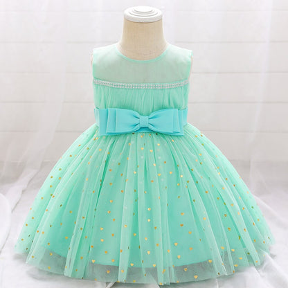 Robe princesse bébé jupe à paillette