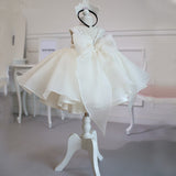 Robe princesse bébé blanc crème