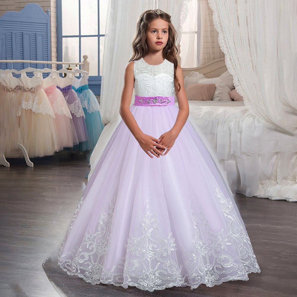 Vestido de princesa flamenco para niñas