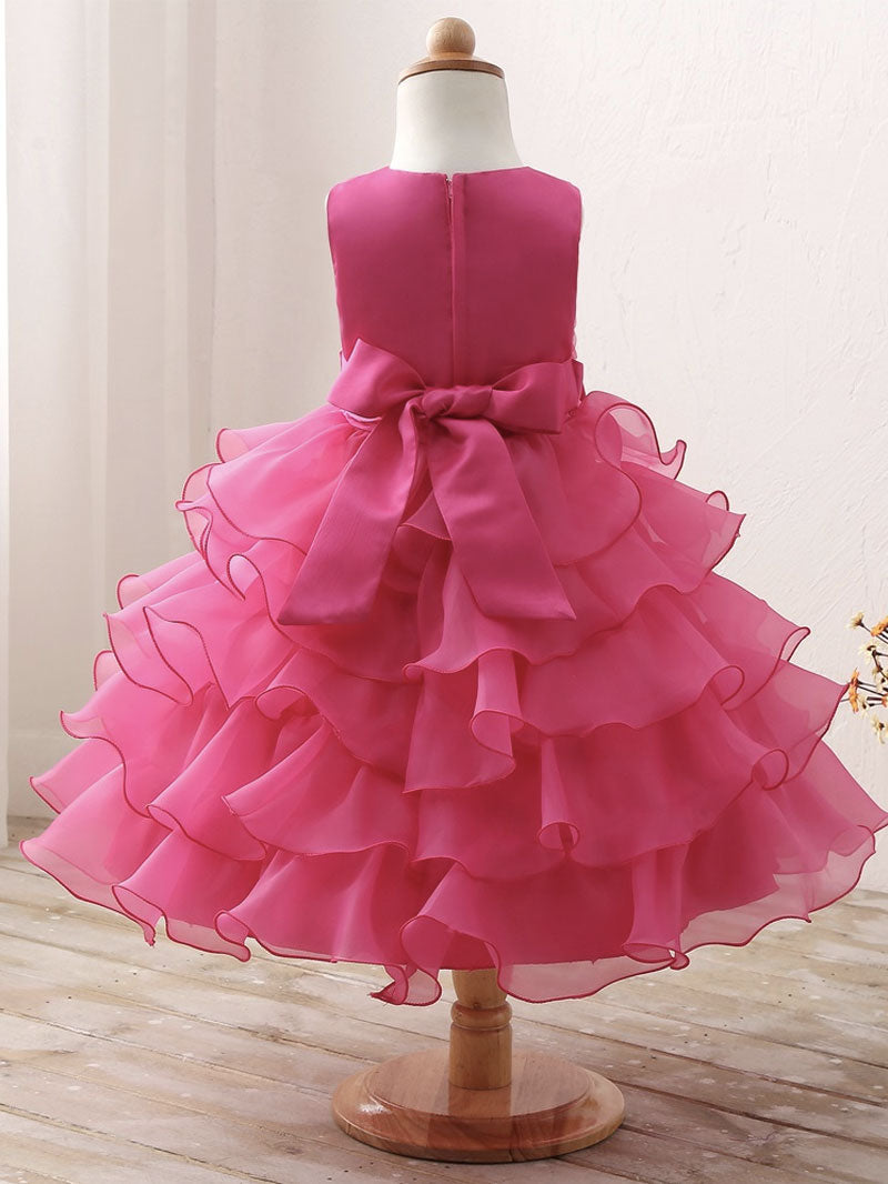 robe de princesse fille rose - immortal