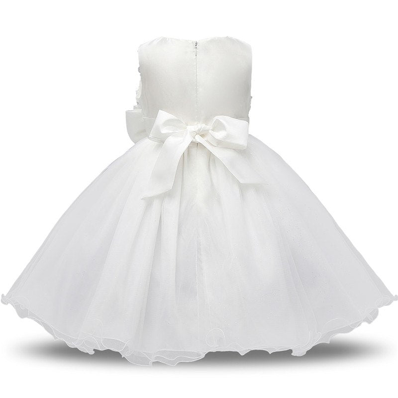 robe bébé carline blanc pour mariage et cérémonie
