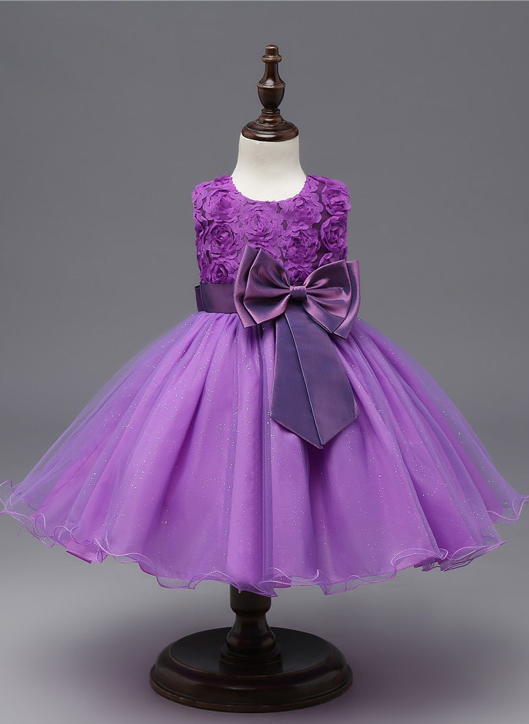 Première robe princesse - Carline violette