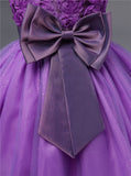 Première robe princesse - Carline violette