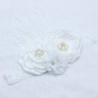 Diadema - Flor y pedrería 