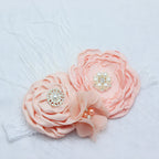 Diadema - Flor y pedrería 