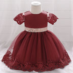 robe bordeaux bebe fille anniversaire