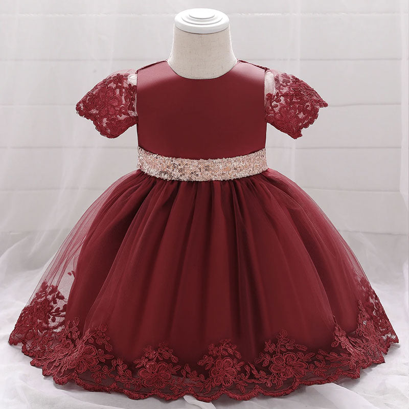 robe bordeaux bebe fille anniversaire