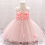 robe demoiselle d'honneur bebe rose