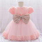 robe rose bebe fillette