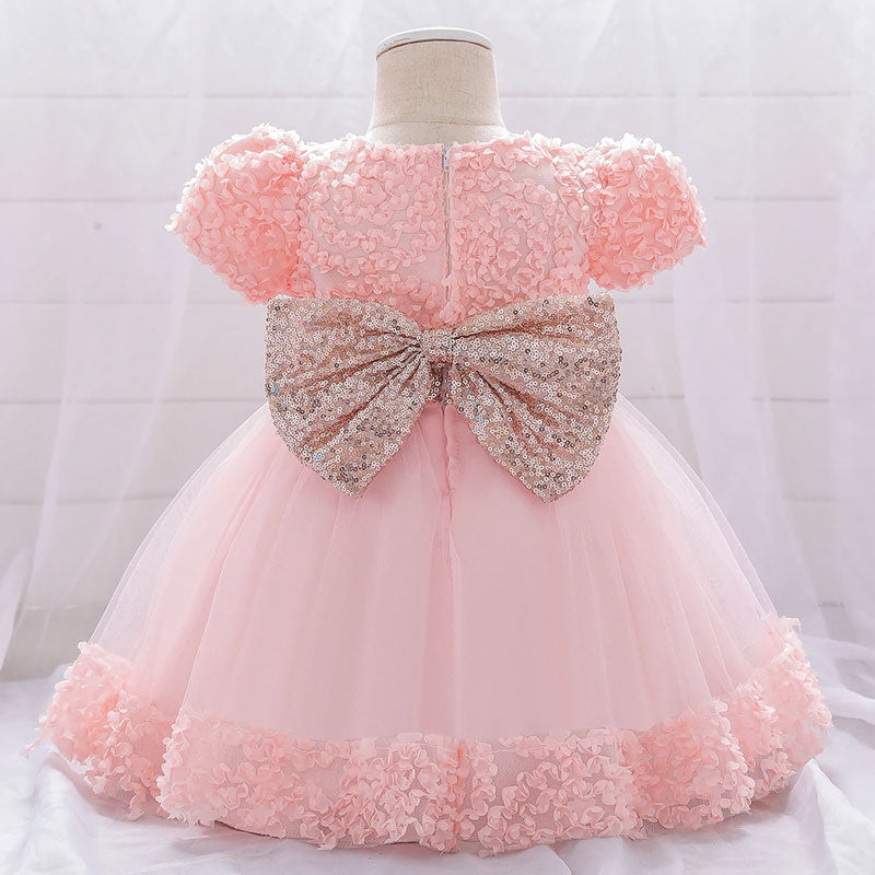 robe rose bebe fillette