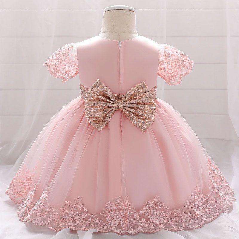 robe rose bebe fille anniversaire