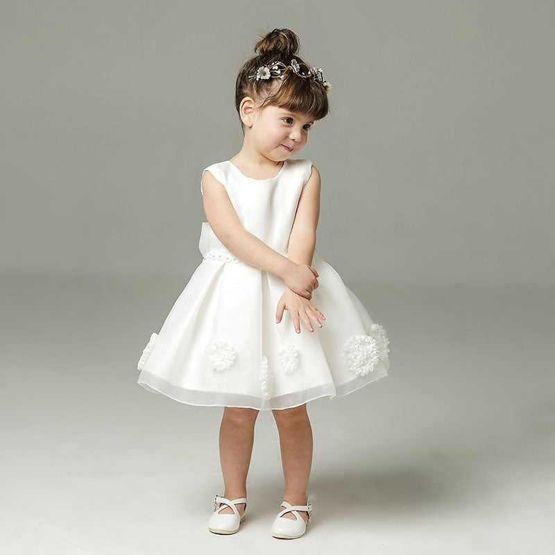 robe blanche cérémonie fille