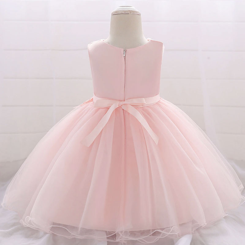 robe cérémonie bébé fille rose