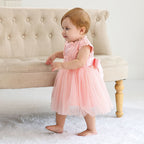 robe cérémonie fille rose
