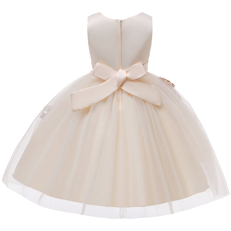 robe cérémonie petite fille champagne