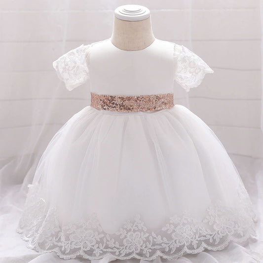 robe de mariage blanche bébé fille