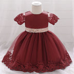 robe de ceremonie bebe bordeaux