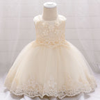 robe champagne de ceremonie pour bebe fille 