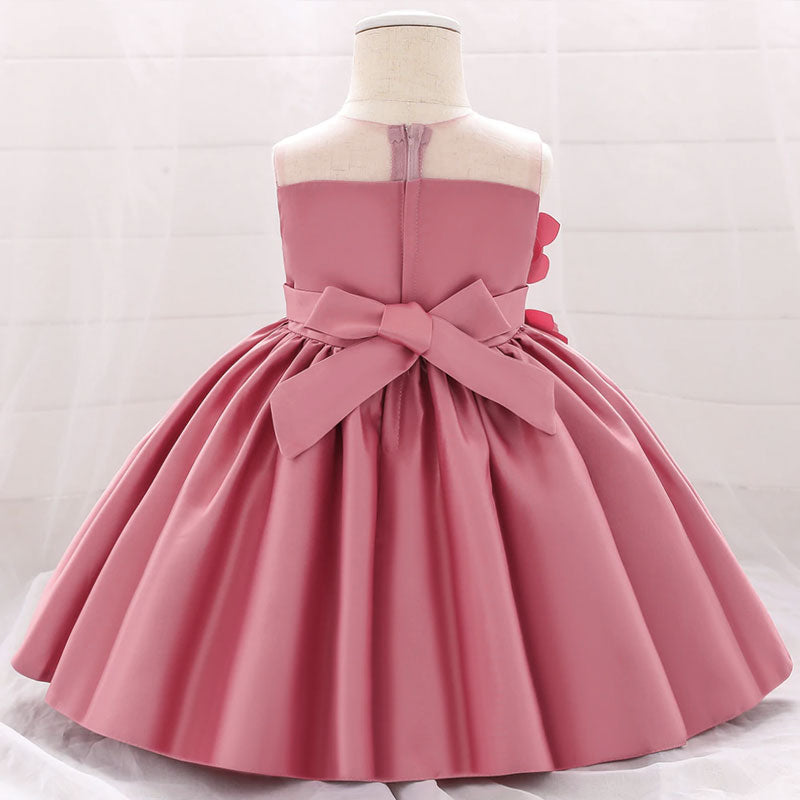 robe rose bébé cérémonie